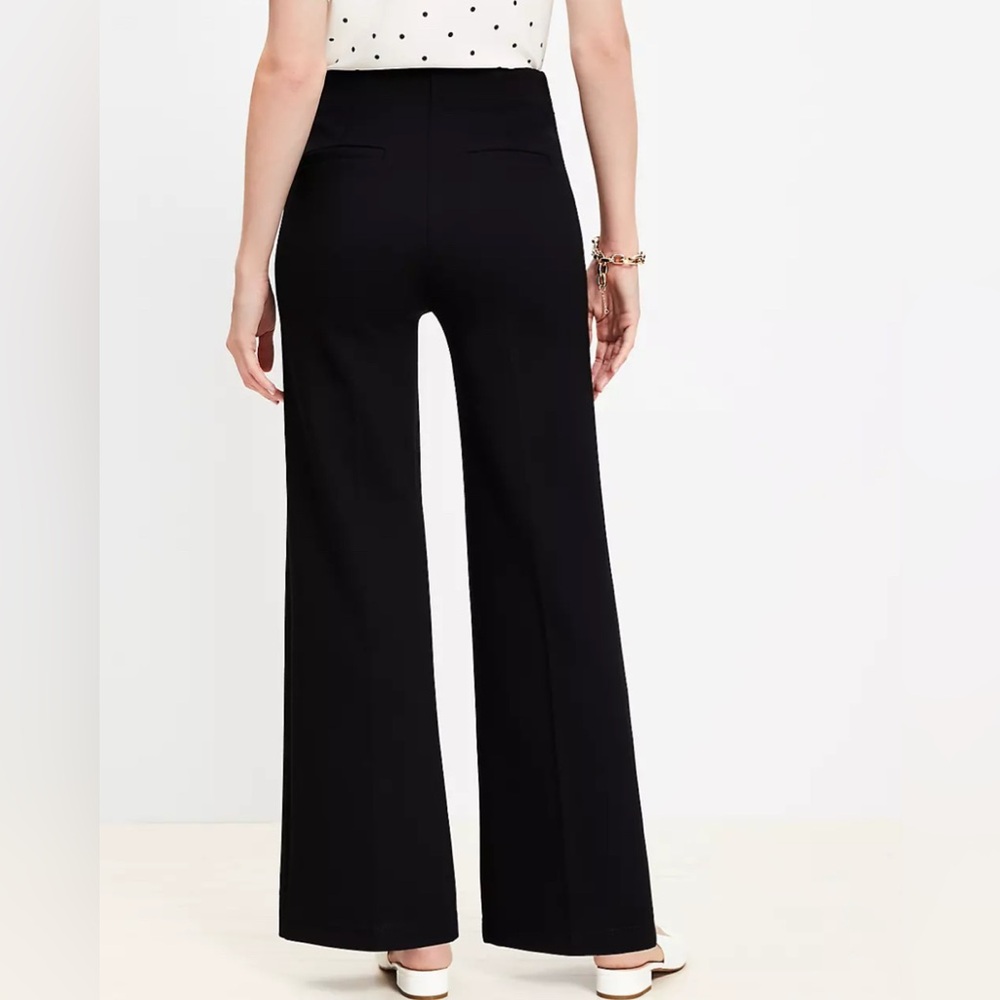 Ann Taylor Loft Black High Waist Trousers